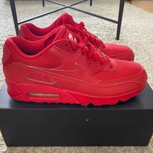 Nike Air Max 90 “All-Red” MENS SIZE 9.5